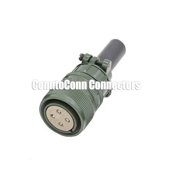 STRAIGHT MS 5015 CONECTOR STRAIGHT PLUG 4 PINS SOCKET
