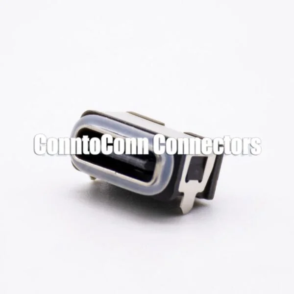 USB C WATERPROOF CONNECTOR 6 PIN FEMALE IPX8 WITH WATERPROOF RING