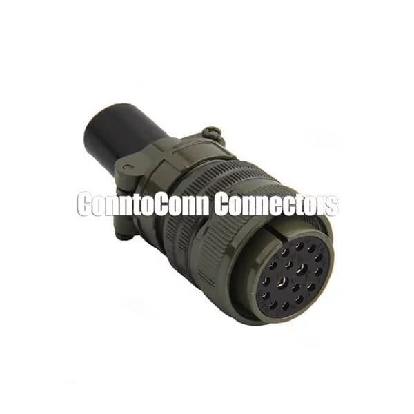 16 PINS SOCKET STRAIGHT PLUG MILITARY SPECIFITAION CONNECTOR MS 5015