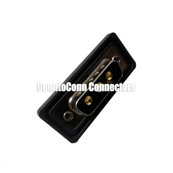 D-SUB 3W3 MALE LONG SOLDER PIN STRAIGHT WITH SEAL FOR CABLE