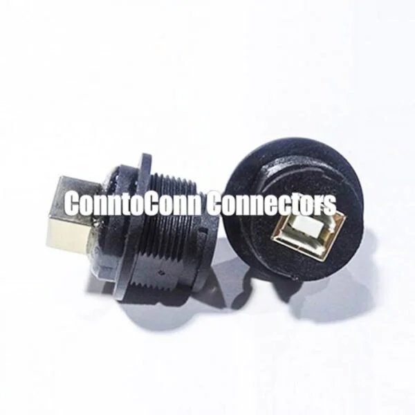 USB2.0 TYPE B FEMALE TO FEMALE WATERPROOF USB ADAPTER