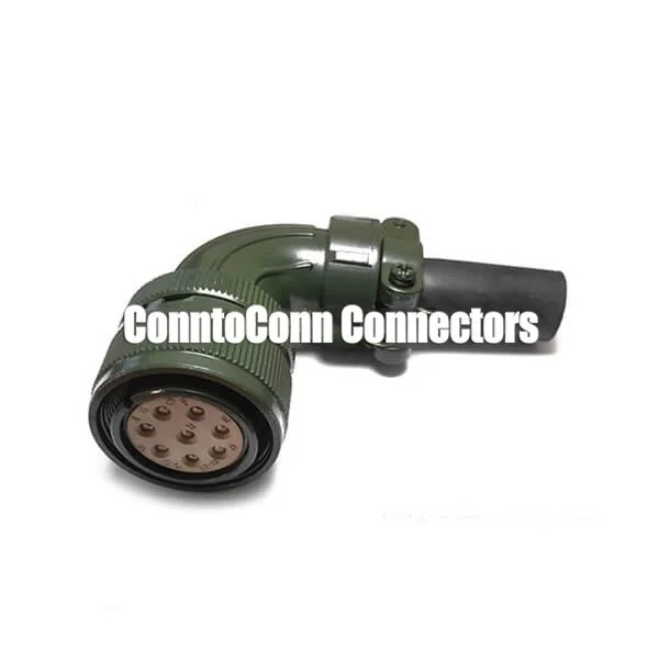 8 PINS SOCKET CIRCULAR CONNECTOR MS 5015 TYPE 90 DEGREE PLUG