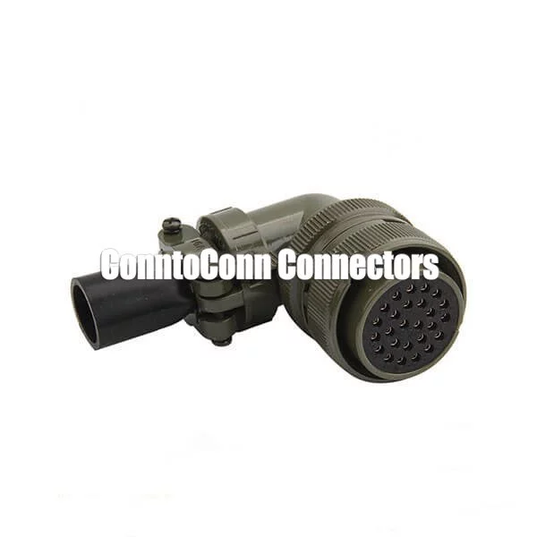 MS3108A28-12S ALUMINUM ALLOY SOCKET 26 PIN CONNECTOR WITH BUSHING