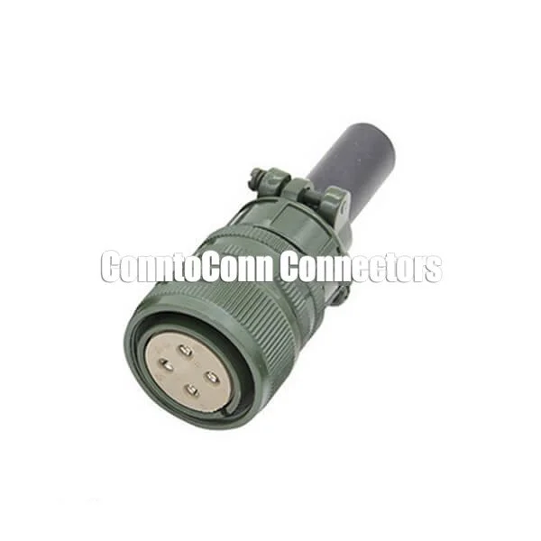 STRAIGHT MS 5015 CONECTOR STRAIGHT PLUG 4 PINS SOCKET