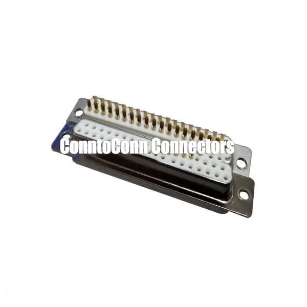 37 PIN FEMALE D-SUB CONNECTOR STRAIGHT WITH MACHINE PIN SOLDER TYPE FOR CABLE