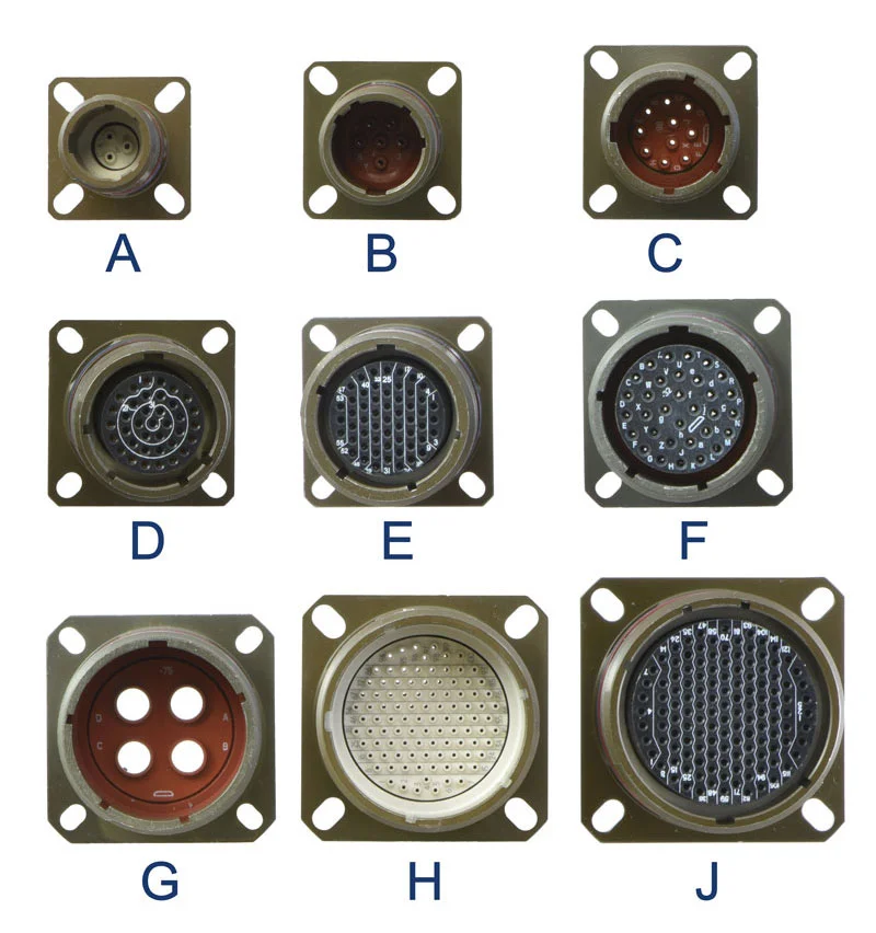 MIL DTL 38999 Connector Guide 4 D38999 Connector Case Sizes