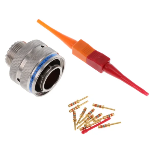 MS27467E13F98S Crimp 10 POS Wall Mount MIL-DTL-38999 Series I Receptacle Aluminum Alloy Circular MIL Spec Connector