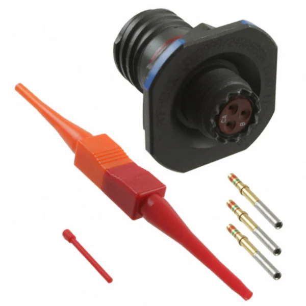 D38999/24WA98SN  3 POS Circular MIL Spec Connector Plug MIL-DTL-38999 Series III Crimp