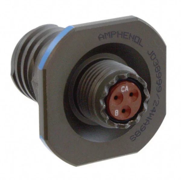 D38999/24WA98SN  3 POS Circular MIL Spec Connector Plug MIL-DTL-38999 Series III Crimp - Image 2