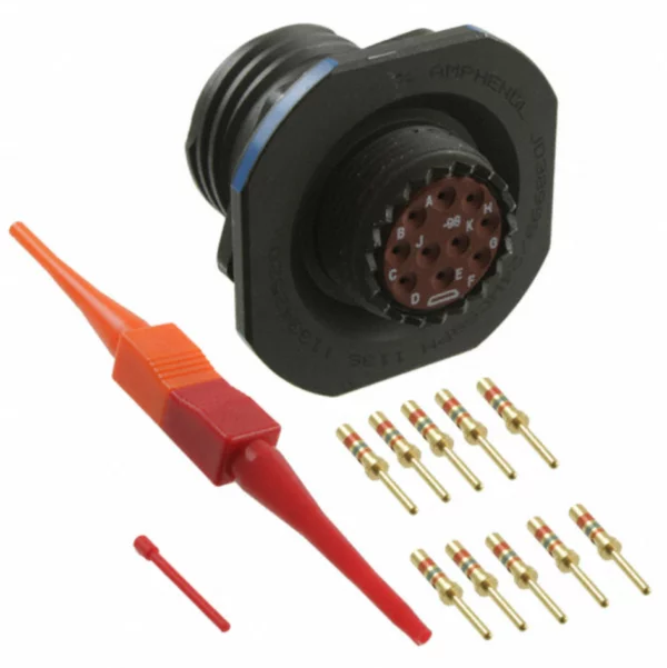 D38999/24WC98PN 10 POS Circular MIL Spec Connector Plug MIL-DTL-38999 Series III Crimp