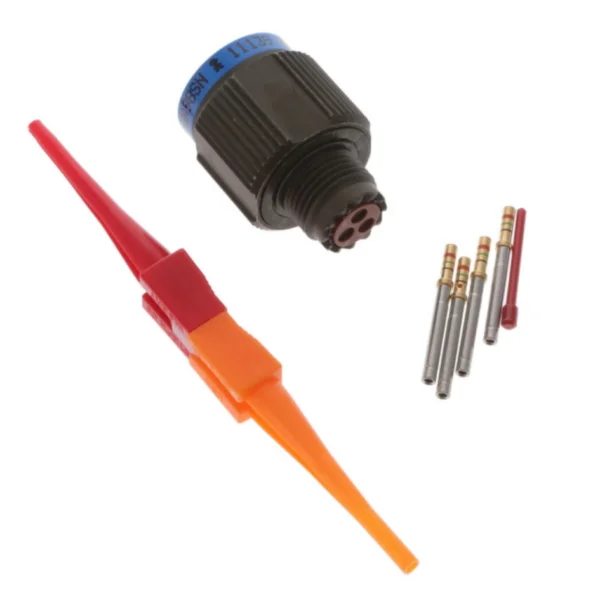 D38999/26WA98SN PIN 3 POS Circular MIL Spec Connector Plug MIL-DTL-38999 Series III Crimp